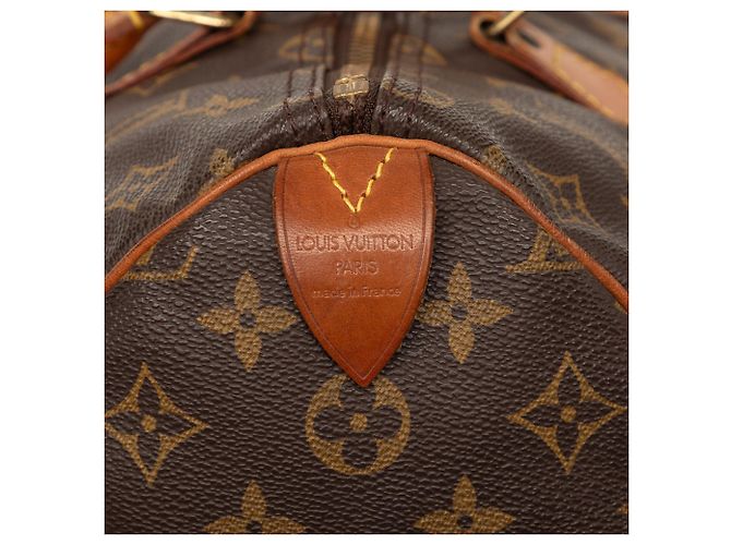 Borsa Boston Louis Vuitton Monogram Speedy 35 marrone - vista 6