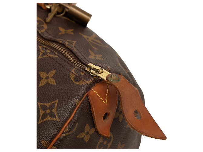 Borsa Boston Louis Vuitton Monogram Speedy 35 marrone - vista 8