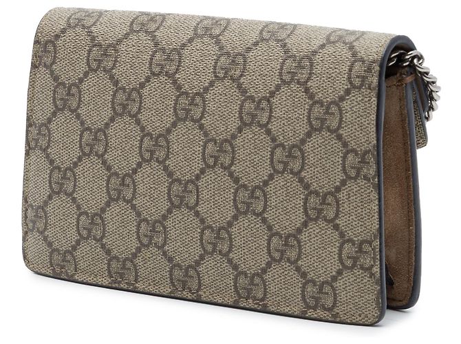 Borsa a tracolla Gucci Mini GG Supreme Dionysus Beige - vista 2