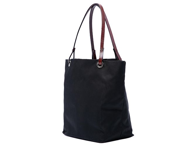 Borsa in nylon FF nera Fendi Nero - vista 2