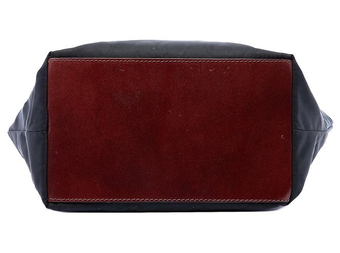 Borsa in nylon FF nera Fendi Nero - vista 3