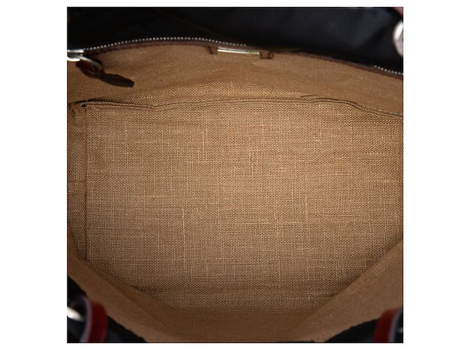 Borsa in nylon FF nera Fendi Nero - vista 4