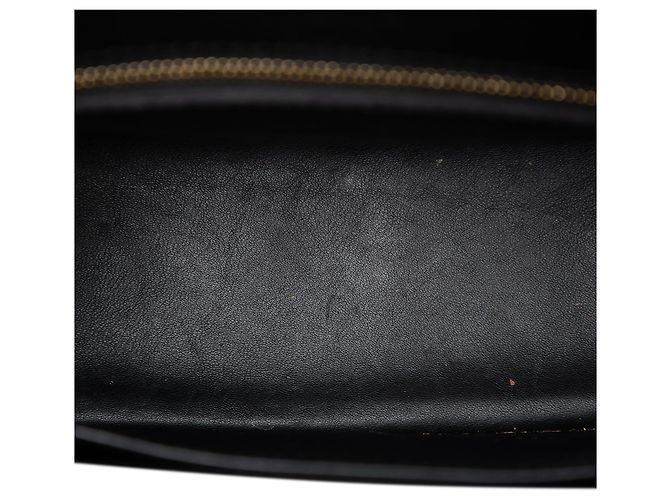 Black Louis Vuitton Taurillon Cour Marly PM Satchel - view 4