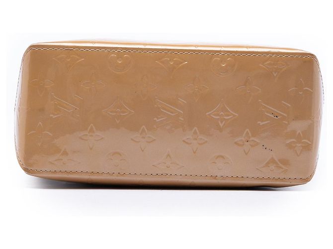 Borsa Louis Vuitton Monogram Vernis Reade PM Beige - vista 3