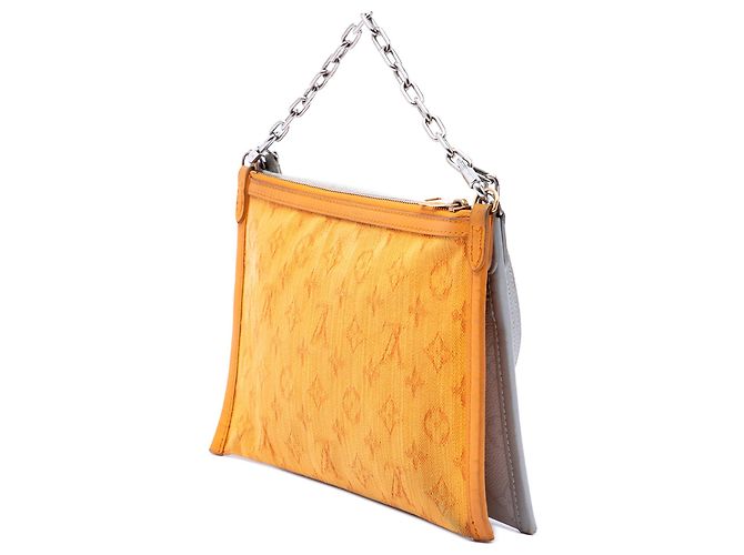 Borsa a tracolla Messenger Louis Vuitton Monogram Antartica Double Flat grigia Grigio - vista 2