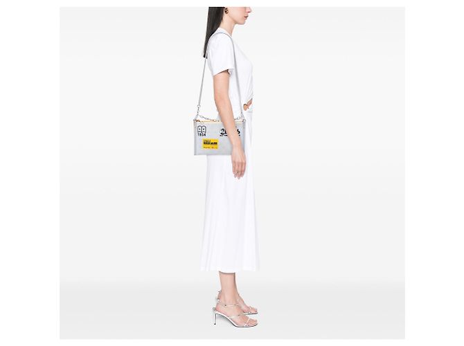 Borsa a tracolla Messenger Louis Vuitton Monogram Antartica Double Flat grigia Grigio - vista 6