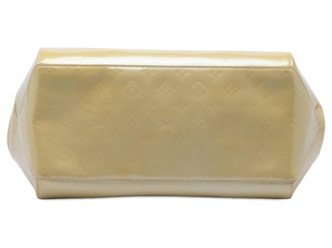 Borsa Louis Vuitton Monogram Vernis Sherwood PM Beige - vista 3