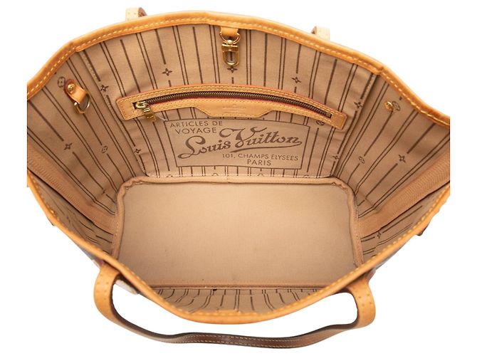 Borsa Tote Louis Vuitton Monogram Neverfull PM marrone - vista 4