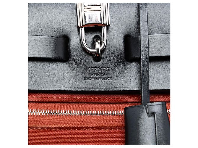 Borsa Orange Hermès Toile Herbag Zip 31 Arancione - vista 5