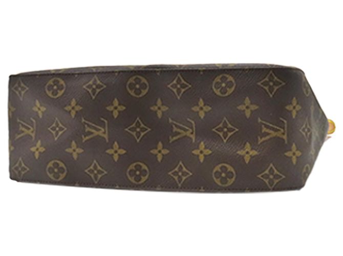 Borsa a tracolla Louis Vuitton Monogram Looping GM marrone - vista 3