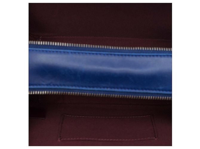 Borsa a tracolla Chanel Small Quilted Lambskin Coco Boy Blu - vista 4