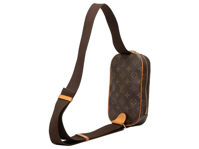 Borsa a tracolla Louis Vuitton Monogram Pochette Gange marrone - vista 2
