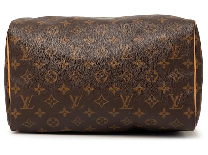 Borsa Boston Louis Vuitton Monogram Speedy 30 marrone - vista 3