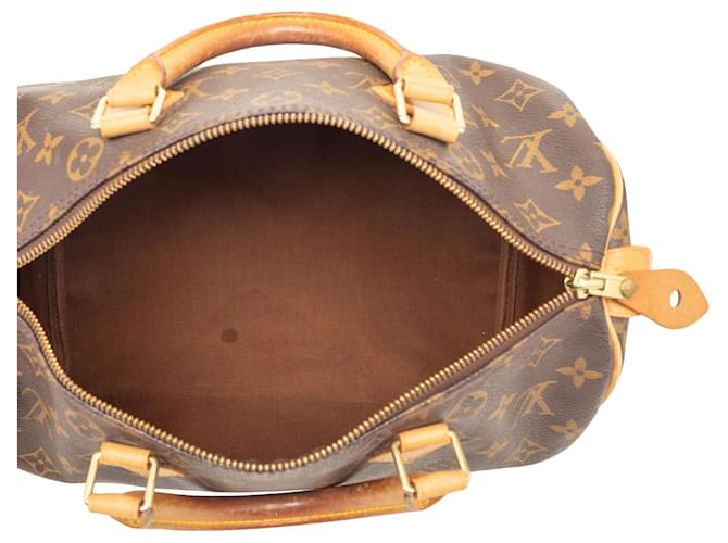Borsa Boston Louis Vuitton Monogram Speedy 30 marrone - vista 4