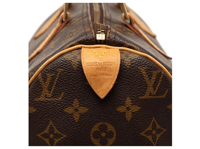 Borsa Boston Louis Vuitton Monogram Speedy 30 marrone - vista 5