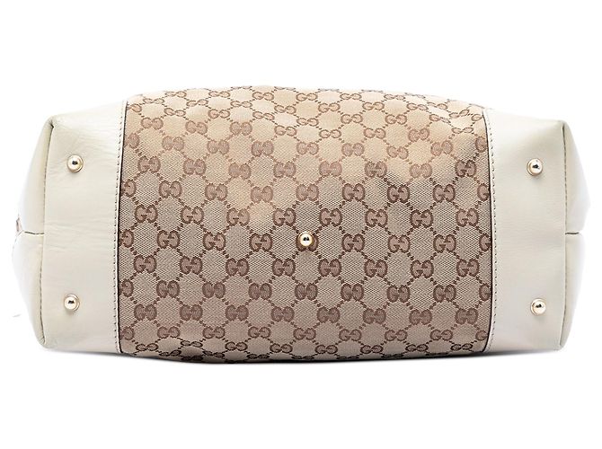 Tote Gucci GG Canvas Heart Bit Branco - vista 3