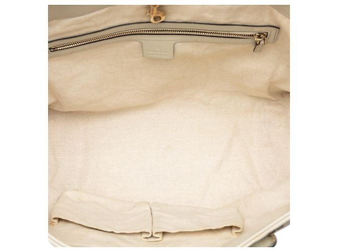 Tote Gucci GG Canvas Heart Bit Branco - vista 4