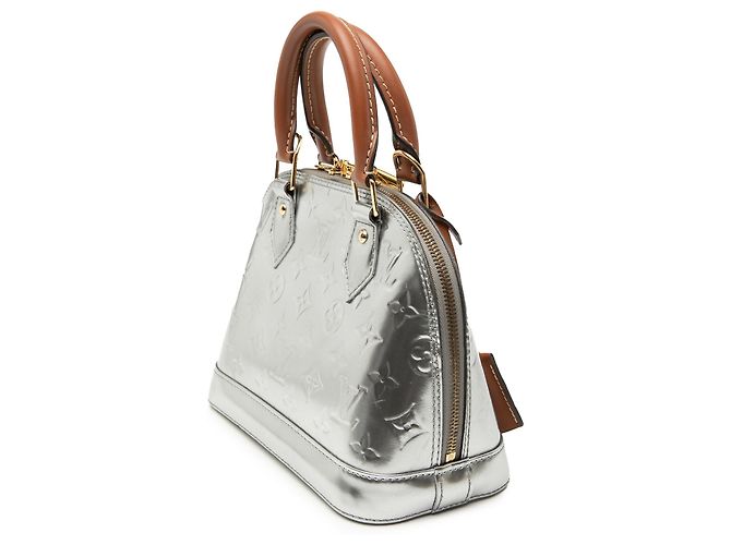 Borsa Alma BB Monogram Vernis Marrone Louis Vuitton - vista 2