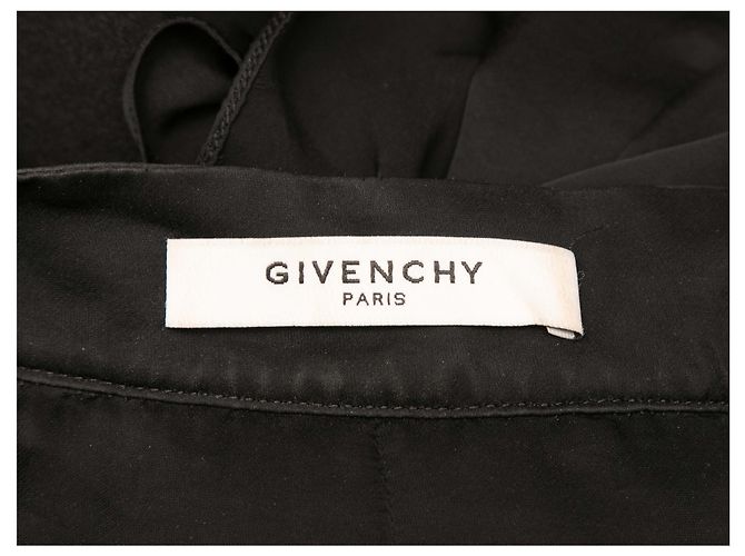 Abito arricciato nero Givenchy Taglia FR 40 - vista 4