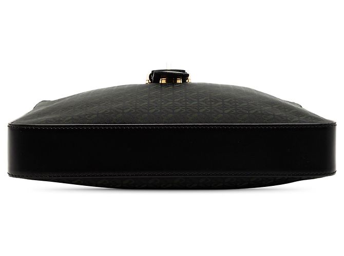 Borsa a tracolla in tela Anagram nera LOEWE Nero - vista 3