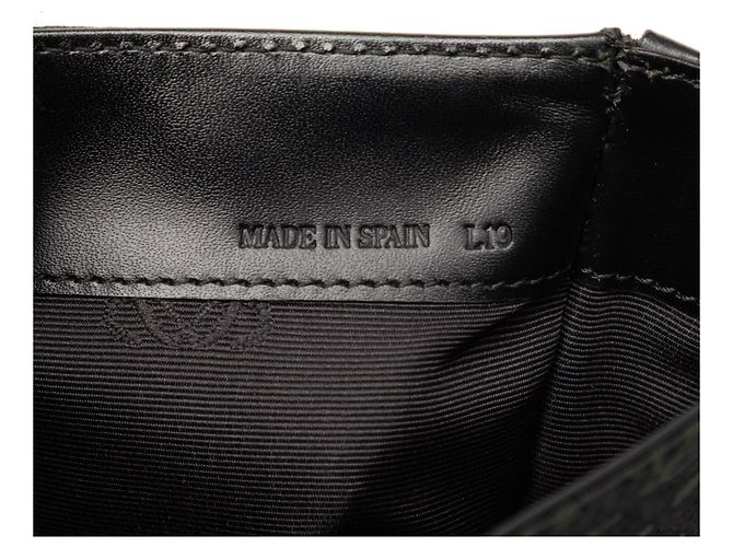 Borsa a tracolla in tela Anagram nera LOEWE Nero - vista 6