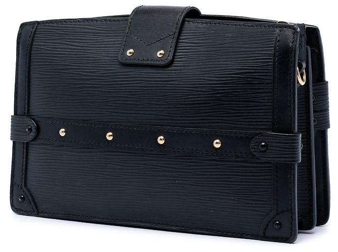Borsa a tracolla Louis Vuitton Epi Trunk nera Nero - vista 2