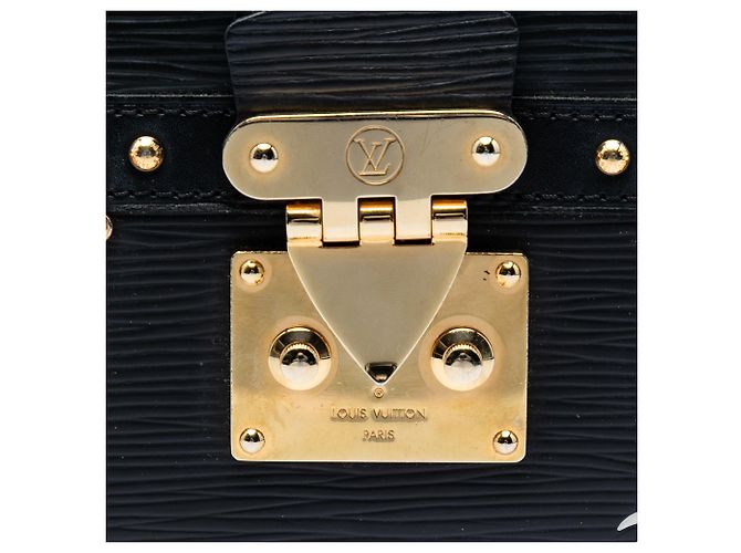 Borsa a tracolla Louis Vuitton Epi Trunk nera Nero - vista 5