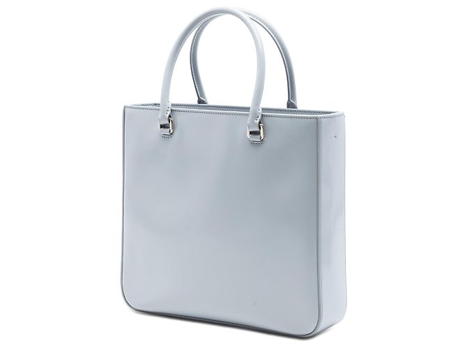 Borsa in pelle Spazzolato blu media Prada - vista 2