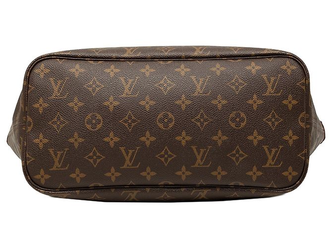 Borsa Tote Louis Vuitton Monogram Neverfull MM marrone - vista 3