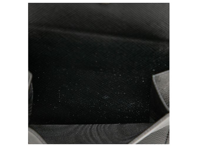 Portafoglio lungo con zip Prada Saffiano nero - vista 4