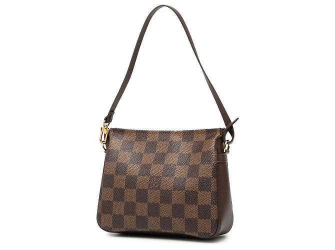 Pochette Trousse Louis Vuitton Damier Ebene Marrone - vista 2