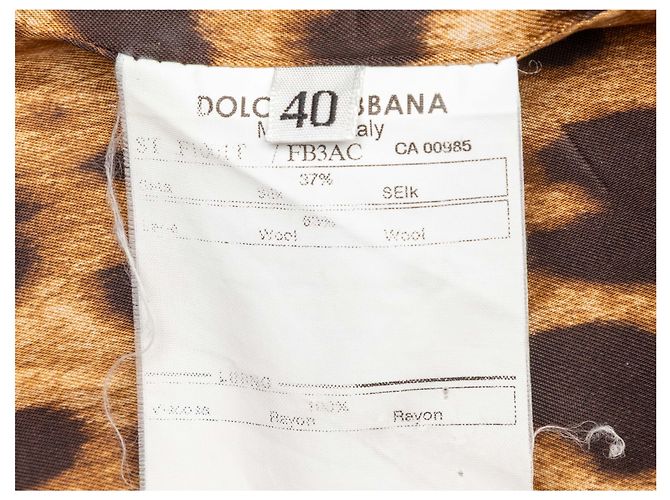 Completo con gonna in misto seta e lana verde smeraldo Dolce & Gabbana Taglia IT 40 - vista 8