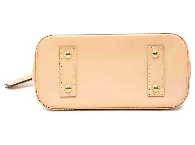 Borsa Louis Vuitton Monogram Vernis Alma BB Rosa - vista 3