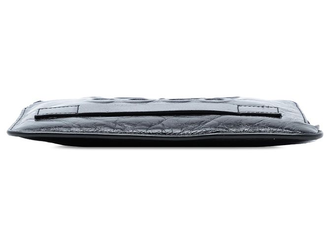Clutch Votez Coco in pelle di vitello invecchiata nera Chanel Nero - vista 3