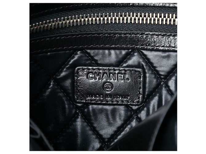 Clutch Votez Coco in pelle di vitello invecchiata nera Chanel Nero - vista 5