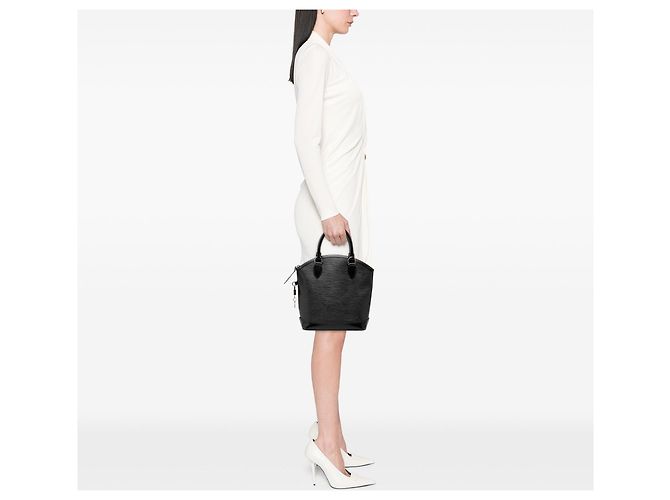 Borsa a mano verticale Epi Lockit nera Louis Vuitton Nero - vista 6