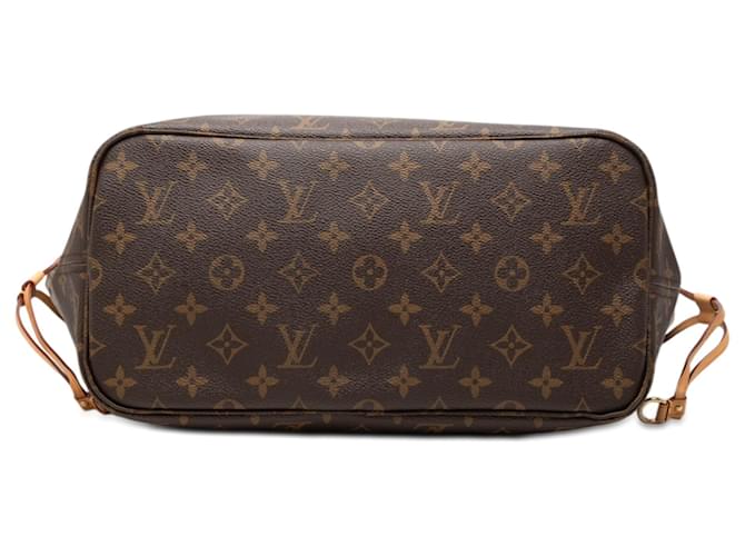Borsa Tote Louis Vuitton Monogram Neverfull MM marrone - vista 3