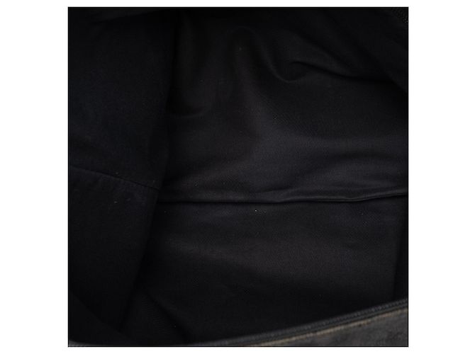 Borsa a tracolla Gucci GG in denim nero - vista 4
