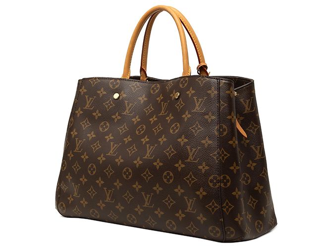 Borsa Louis Vuitton Monogram Montaigne GM marrone - vista 2