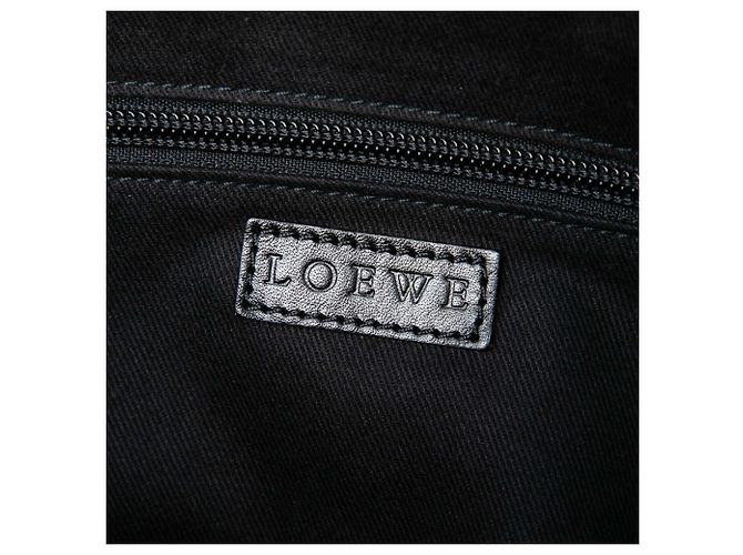 Tote in tela Anagram repeat beige LOEWE - vista 5