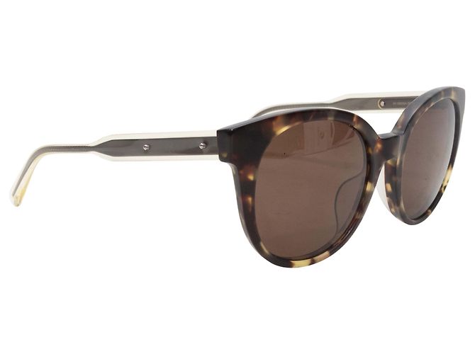 Gafas de sol Bottega Veneta Cat-Eye carey Castaño - vista 2