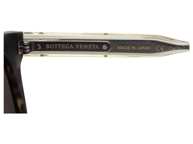 Gafas de sol Bottega Veneta Cat-Eye carey Castaño - vista 4