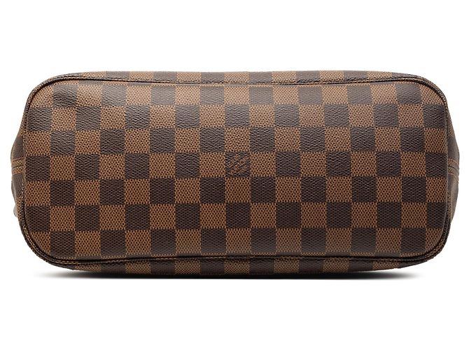 Borsa Tote Neverfull PM in Damier Ebene marrone Louis Vuitton - vista 3