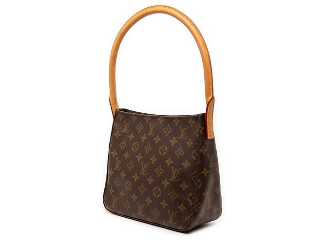 Borsa a tracolla Louis Vuitton Monogram Looping MM marrone - vista 2