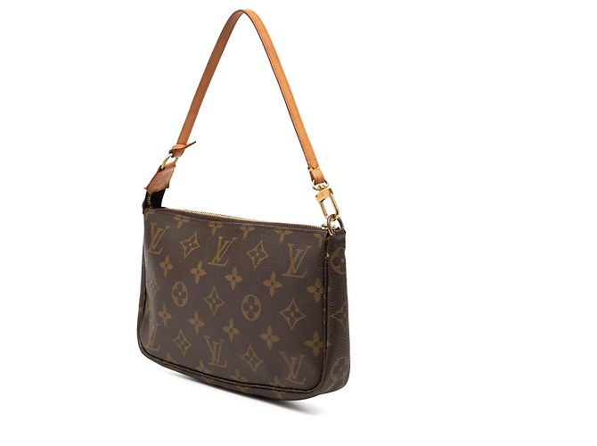 Borsa a tracolla Louis Vuitton Monogram Pochette Accessoires marrone - vista 2