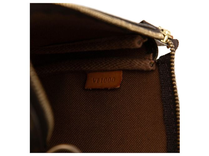 Borsa a tracolla Louis Vuitton Monogram Pochette Accessoires marrone - vista 6