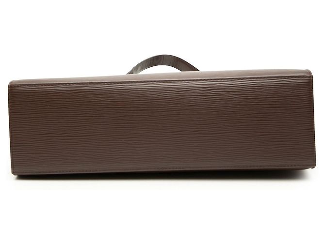 Borsa Louis Vuitton Epi Croisette PM marrone - vista 3