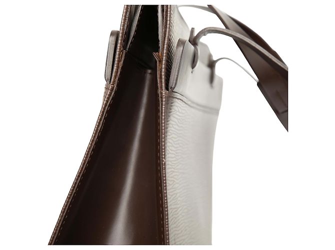 Borsa Louis Vuitton Epi Croisette PM marrone - vista 5