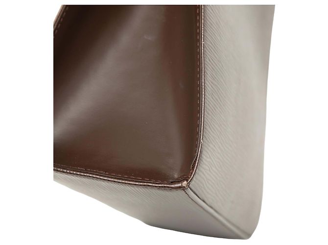 Borsa Louis Vuitton Epi Croisette PM marrone - vista 6