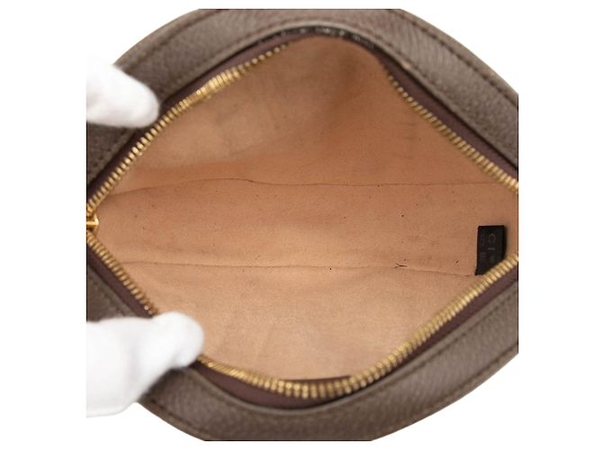 Gucci Mini GG Supreme Web Ophidia runde Umhängetasche beige - Ansicht 4